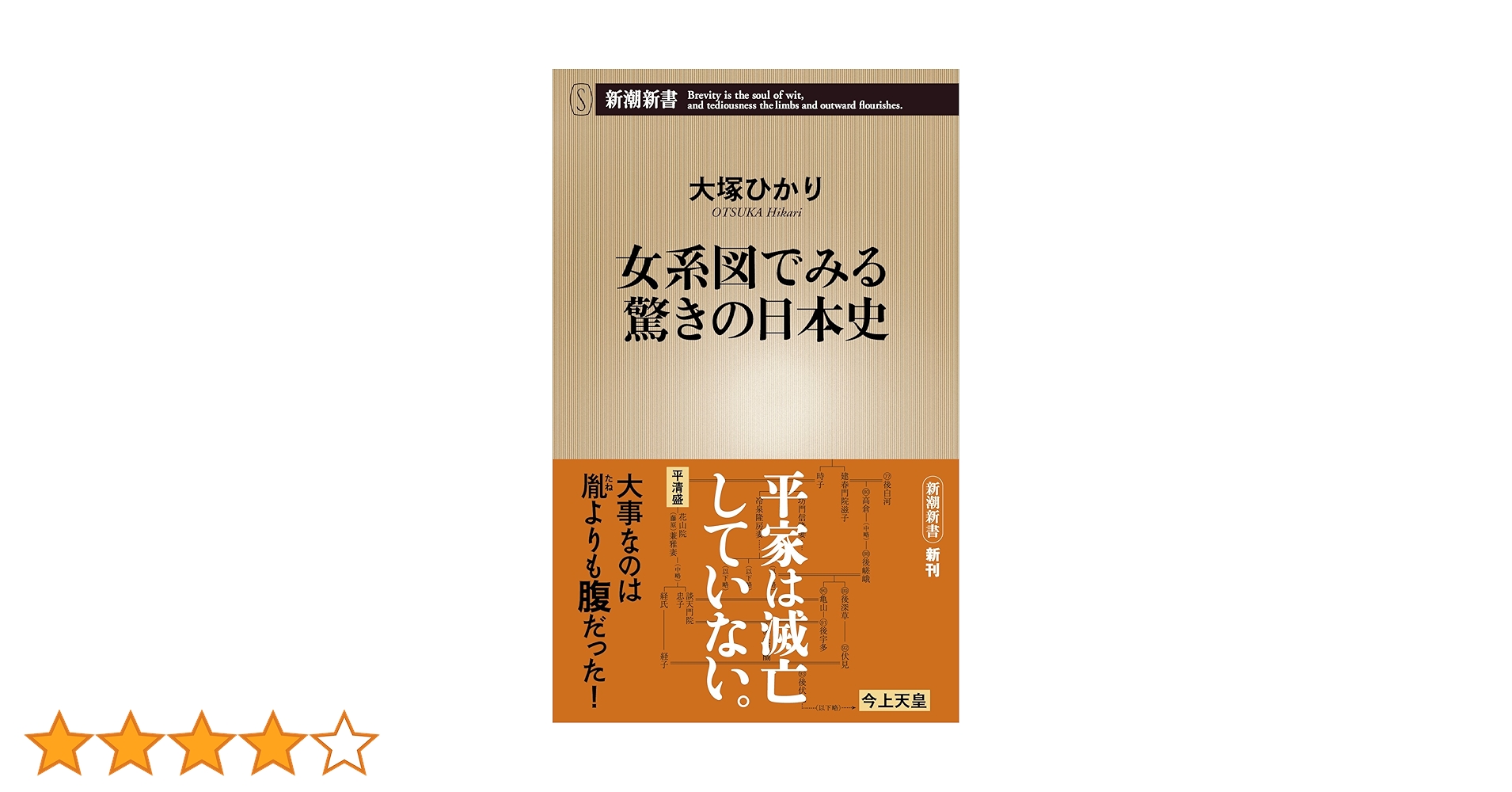 Amazon.co.jp: 女系図でみる驚きの日本史 (新潮新書) : 大塚